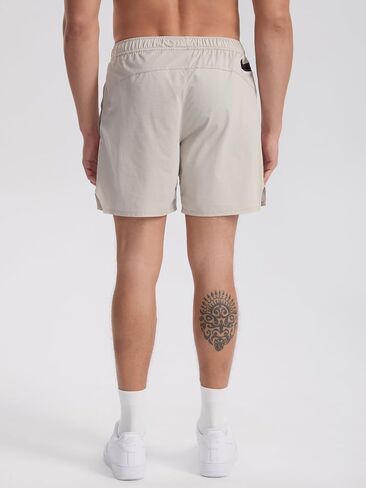 Mens Athletic Shorts Moisture Wicking Pickleball Tennis 5" Workout Running Shorts with Back Zip Pocket in Kuwait