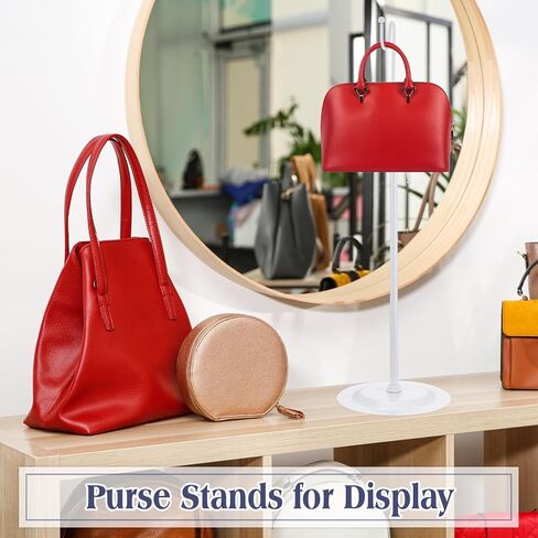 Therwen 2 PCS Display Display Display Respares حامل قابلة للتعديل ذات ارتفاع قابل للتعديل لصالح Home Boutique Store Counter Retail (White) in Kuwait
