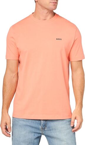 BOSS Men's Contrast Logo Cotton Stretch T-Shirt in Saudi Arabia