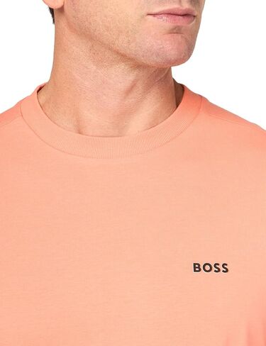 BOSS Men's Contrast Logo Cotton Stretch T-Shirt in Saudi Arabia