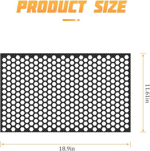 AICEL 2PCS Car Rear Tail Light Lamp Stickers, Carbon Fiber Honeycomb Decorative Decal, Universal Glossy Auto DIY Self Adhesive Tint Film Sheet for Rear Tail Light Headlight Taillight in Saudi Arabia