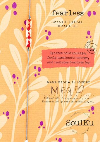 SOULKU Fairytale Adjustable Beaded Bracelet for Women - Empowering Jewelry for Love, Fearless Confidence & Inner Strength in Saudi Arabia