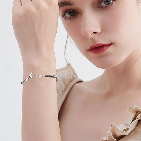 Gift for Friends - Wave Bracelet for Best Friend Bestie Soul Sister,The Waves of Life We've Through Together, Woman Friendship Gifts Idea for Christmas Valentines Day Birthday Gifts For Her in Saudi Arabia