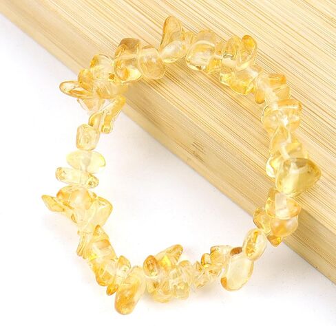 Citrine Bracelet for Women Citrine Crystal Jewelry Gifts for Women Trendy 2025 in Saudi Arabia