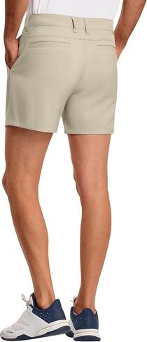 PULI Golf Shorts Men 5 Inch Inseam Relaxed Fit Stretch Dress Lightweight Casual Travel Quick Dry Summer Shorts in Saudi Arabia