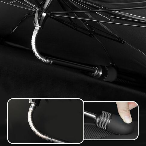 2024-2025 Upgraded for Hyundai Santa Fe Sunshade, Portable Foldable Sunshade Accessories, [Nano Ice Crystals Coating] UV Protection, Keeps Interior Cool (for Hyundai Santa Fe 2024-2025) in Saudi Arabia