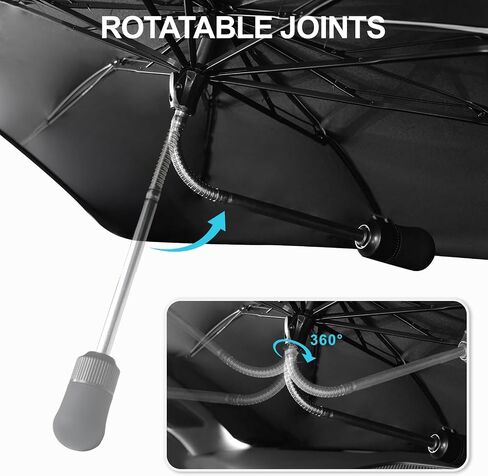 2024-2025 Upgraded for Hyundai Santa Fe Sunshade, Portable Foldable Sunshade Accessories, [Nano Ice Crystals Coating] UV Protection, Keeps Interior Cool (for Hyundai Santa Fe 2024-2025) in Saudi Arabia