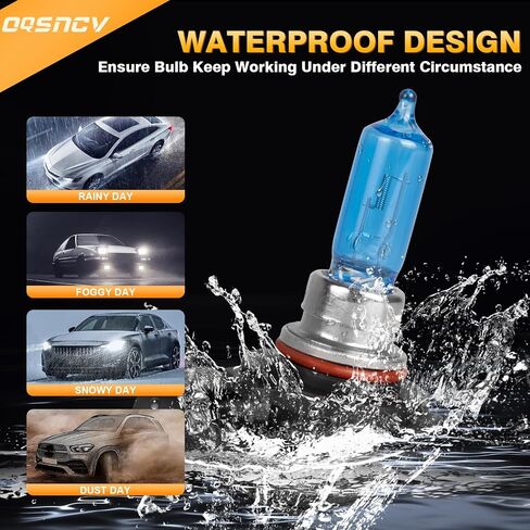 OQSNCV FIT لـ Subaru Outback (2005-2014) مصابيح المصابيح الأمامية للهالوجين ، 9005 High Beam + H7 Low Beam Beam Please Plubs Kit ، حزمة 4 in Kuwait