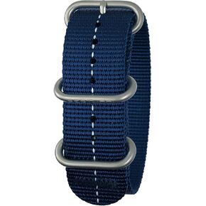 Bertucci® Nylon Watch Band - 22mm - Cobalt Dashline ™