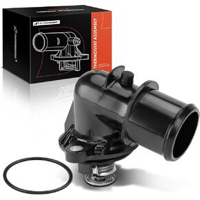 A-Premium Engine Soolant Thermostat Thermbly Assemberbly متوافق مع RAM 1500 2014-2018/2020-2022 ، 1500 Classic 2019 & Jeep Grand Cherokee 2014-2021 ، Wrangler 2020-2022 ، Gladiator 2021-2022 ، 3.0L.