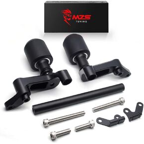 MZS Motorcycle Frame Sliders ، Protector Protector Falling Falling Conferns kits exclization no cut black متوافق مع 790 طرازات 2018-2023/890 (وليس المغامرة) 2020-2023