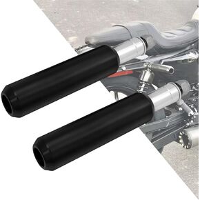 HDBUBALUS Motorcycle Rear Crash Bar Frame Sliders Frame Sliders Protector Fit for Harley Dyna 2006-2017 Sportster 2004-2022 Black