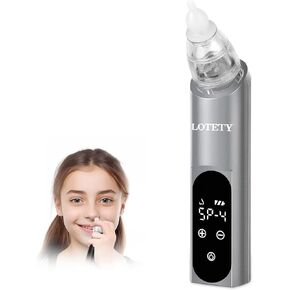 Eustachian Tube Unclogger - Ear Pressure Relief Device for Flying & Diving, Unblock Eustachian Tube & Balancing Ear Pressure to Relieve Tinnitus and Earache - Silvery