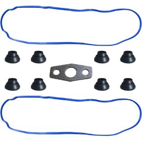 VS50504R1 Engine Cylinder Valve Cover Gasket Kit Fit for Chevy Silverado, Valve Cover Gasket Set for Avanti II Buick Allure/Lacrosse Rainier Cadillac CTS Escalade Replace OE# VS50250A