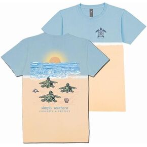 Simply Southern Save The Turtles Hatch Conserve & Protect Youth T-Shirt