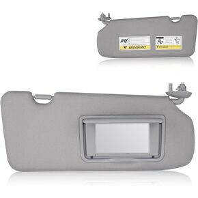 Sun Visor for Honda CRV 2017-2022 بدون ضوء ، جانب الركاب الأيمن Gray Sunvisor استبدال 83230tlaa12zb
