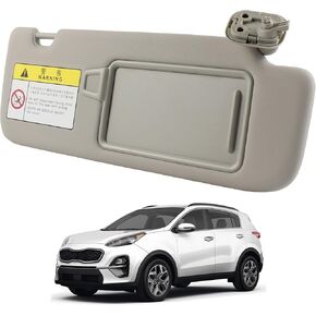 Side Side Sund Sungor متوافق مع 2017 2018 2019 2020 2021 2022 Kia Sportage Front Right Sun Protection Makeup Make Gray استبدال 85210-D9110 85210D9110