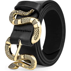 Snake Belt Womens Belts Women Cool Belt for Dresses Jeans Shorts Fashion Trendy Belts Outfits Accessories