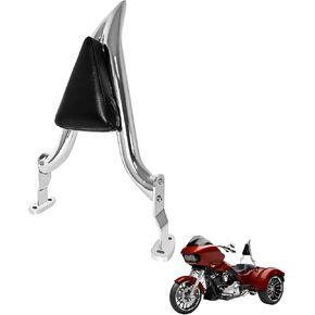 16 "Black Road Glide 3 & Freewheeler Sissybar Pad Portcycle Prastenger Backrest Sissy Bar for Harley Davidson Flrt 2015-2024 in Kuwait