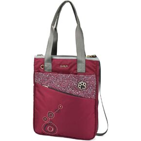 CHALA CV-Venture Zip-Around Tote - RFID Protected Expandable Shoulder Purse Tote Bag with Detachable Crossbody Strap