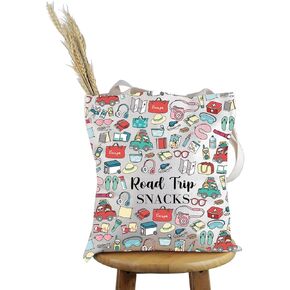 PWHAOO Road Trip Lover Gift Tote Bag Squad Handbag Road Tripping Traveller Gift
