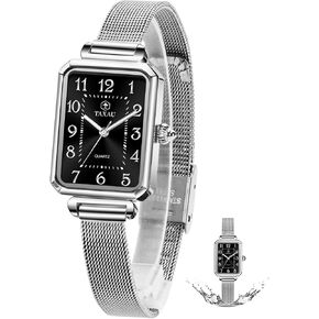 Womens Watch Fashion Dress Dress Mesh Sbart Watchproof Watches for Women Elegant Dainty two Tine Womens Watch Watch Quartz Easy Read Watches With Day Date
