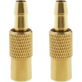 eMagTech 2Pcs Tyre Inflator Valve Connector Replacement Auto Air Pump Chuck Clip Car Clamp Tire Repair Tools Car Accessories Brass