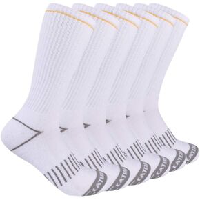 Cat Men's 6 عبوات نصف حزم الجوارب الطاقم