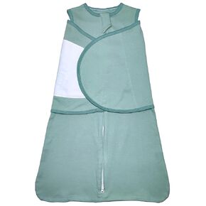 Swaddle for 6-12 Months Baby Babies Adjustable Swaddles Sack Cotton Sleeping Bag for Baby Boys and Girls 6-12 Months (Green)