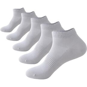 Padfom Men Men Performance Athletic Athletic Running Socks Low Cut Sports Socks 5 Pairs Size 7-12
