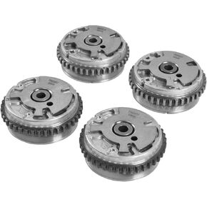 4pcs مدخلات وتوقيت العادم عمود الحدبات 126665857 ملاءمة لبويك كاديلاك شيفروليه GMC بونتياك زحل سوزوكي 3.6L لما بعد البيع استبدال OE 12684830 12684831
