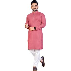 Cotton Men's Kurta Pajama Set, Mens wedding kurta, festival kurta,Designer Indian kurta pyjama set