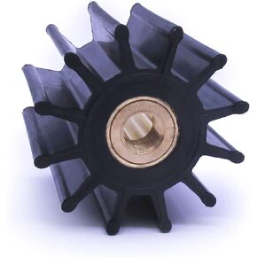 Water Pump Impeller 27000K for Sherwood / 3974456 for Cummins / 500181 for CEF / 27 for SMX Super Inboard Engine, fit Cummins Pump 3897194 3866493 QSB & 6BTA5.9 & 6CTA8.3-M