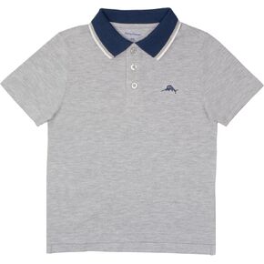 Tommy Bahama Boys Classic Fit Polo Shirt - Short Sleeve T-Shirt with Collar, Front Button Closure and Embroidered Logo
