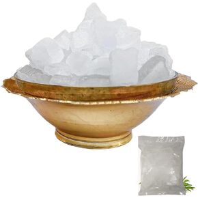 Pure Natural Camphor Isoborneol Crystal Flakes, White, 10 Gram