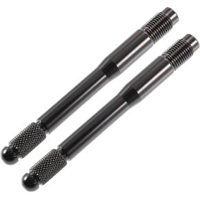 M12x1.25 Wheel Alignment Pin Mounting Car Wheel Hanger Rim Stud Bolt Nut Tire Change Guide Tool - Pack of 2 Titanium Tone Auto Replacement Parts