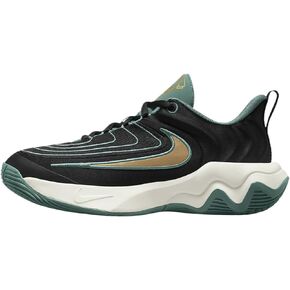 Nike Giannis Immortality 4 Big Kids' Basketball Shoes (HV9127-001, Black/Bicoastal/Pale Ivory/Metallic Gold)