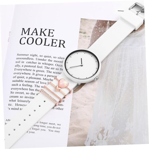 Hemobllo Watch Band Decorative Ring 4 Pack Silicone Watch Band Charm Slide-on Strap Accessories for Smartwatch Straps Easy Install Ornament for Daily Wear in Saudi Arabia