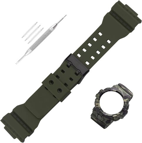 16mm× 29mm Resin Watch Band Compatible for Casio G-shock 10536683 GA-700UC GA-700 Strap Wirstband accessories replacement for Men and Women in Saudi Arabia