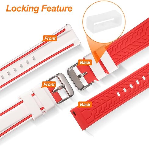 Harfington Silicone Watch Bands Soft Quick Frefor in Kuwait