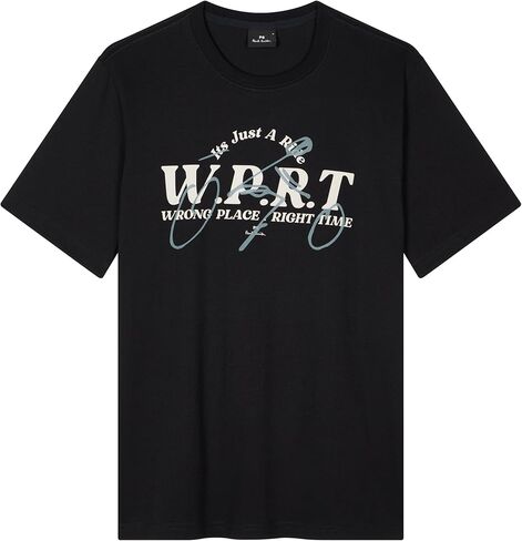 Paul Smith Ps Men's 'W.p.r.t.' Cotton T-Shirt in Saudi Arabia