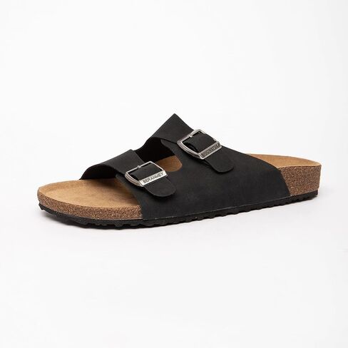 Unisex Sandals for Women & Men - Summer Beach Cork Footbed Slide Sandals with Adjustable Buckle, Slip-On Arch Support Shoes for Vacation/Resort/Indoor Outdoor Slippers in Saudi Arabia