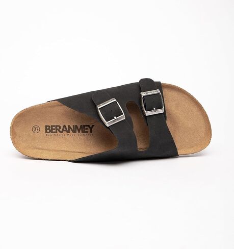 Unisex Sandals for Women & Men - Summer Beach Cork Footbed Slide Sandals with Adjustable Buckle, Slip-On Arch Support Shoes for Vacation/Resort/Indoor Outdoor Slippers in Saudi Arabia