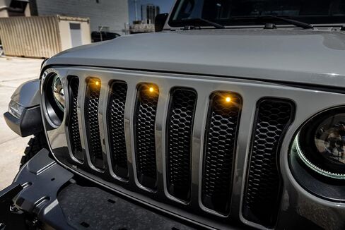 ORACLE Lighting 5870-005 Amber Pre-Runner Style LED Grill Kit fits 2018 2024 Wrangler JL - Safety & Stylish into One, Brighter Illumination in Saudi Arabia