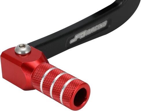 JFG RACING Dirt Bike Shifter, Folding Gear Shift Pedal Lever Forged Aluminum for CRF110F 2013-2024, TTR 110E 2011-2023, 2008-2009 Motorcycle, Red in Saudi Arabia