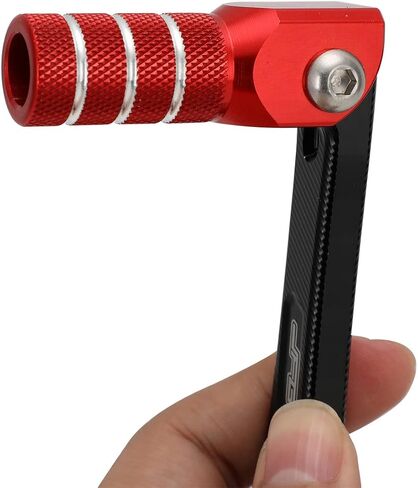 JFG RACING Dirt Bike Shifter, Folding Gear Shift Pedal Lever Forged Aluminum for CRF110F 2013-2024, TTR 110E 2011-2023, 2008-2009 Motorcycle, Red in Saudi Arabia