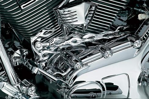 Kuryakyn 1072 Flame Shift Linkage for 1980-2019 Harley-Davidson Motorcycles ، Chrome in Kuwait