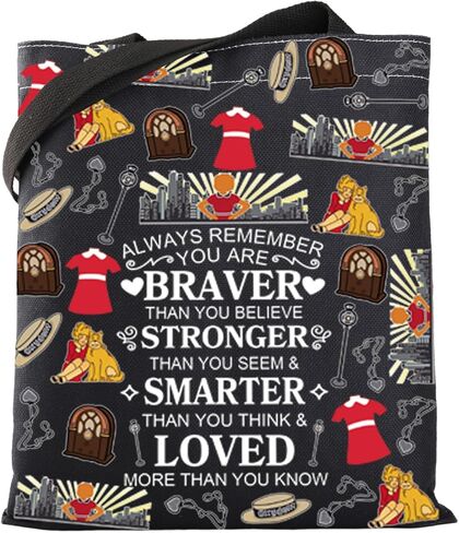 WSNANG The Musical Inspired Gift Orphan Theater Canvas Crossbody Bag Musical Theatre Fans Shoulder Bag in Saudi Arabia