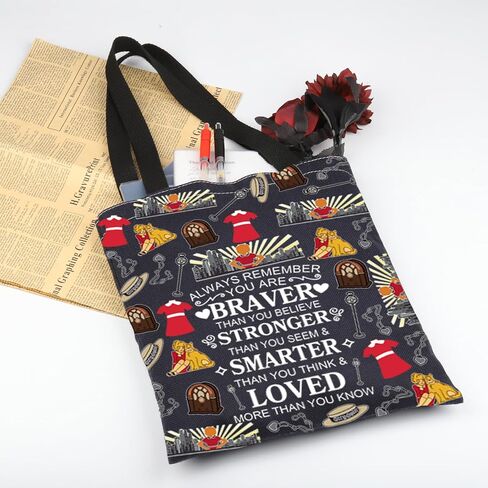 WSNANG The Musical Inspired Gift Orphan Theater Canvas Crossbody Bag Musical Theatre Fans Shoulder Bag in Saudi Arabia