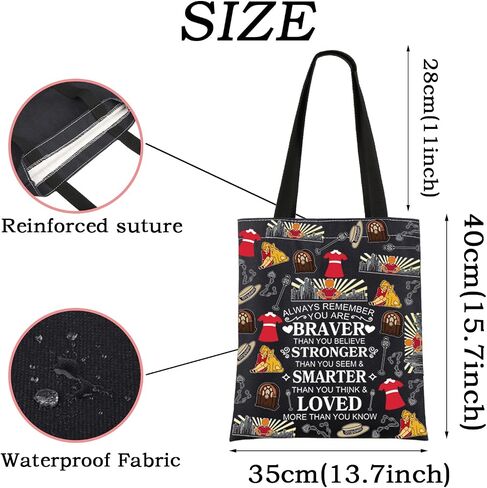 WSNANG The Musical Inspired Gift Orphan Theater Canvas Crossbody Bag Musical Theatre Fans Shoulder Bag in Saudi Arabia